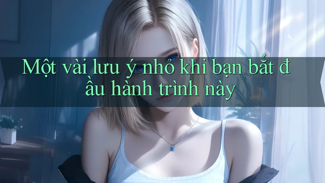 Một vài lưu ý nhỏ khi bạn bắt đầu hành trình này