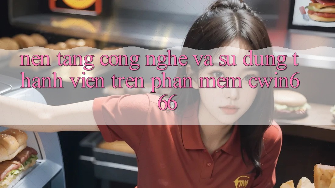 Nền Tảng Công Nghệ Và Sử dụng Thành viên Trên Phần mềm Cwin666 Nền Tảng Công Nghệ Và Sử dụng Thành viên Trên Phần mềm Cwin666