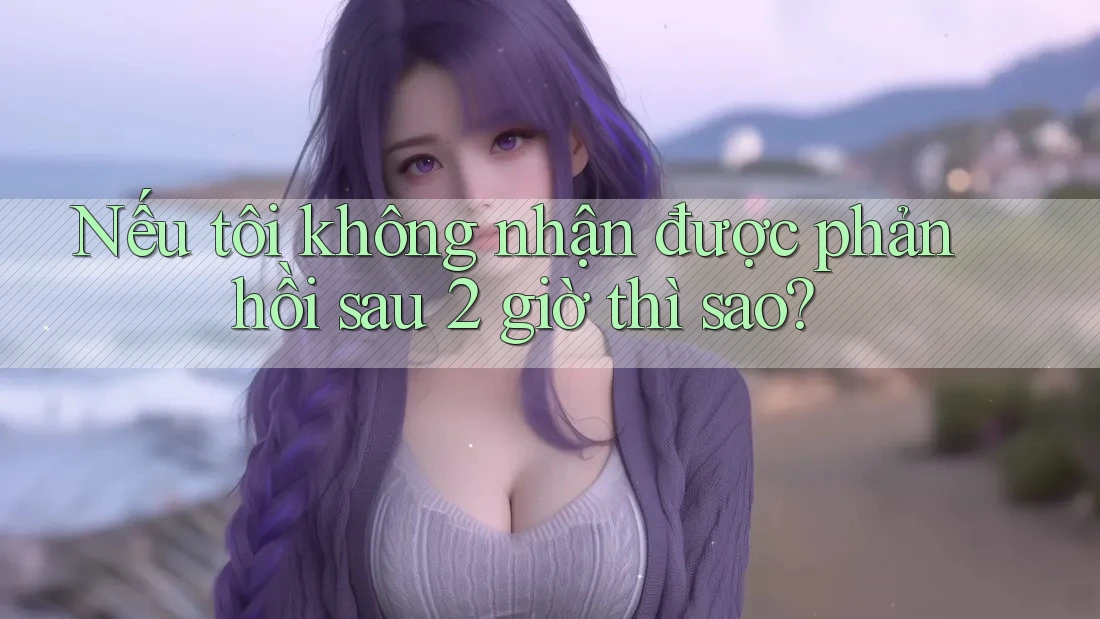 Nếu tôi không nhận được phản hồi sau 2 giờ thì sao?