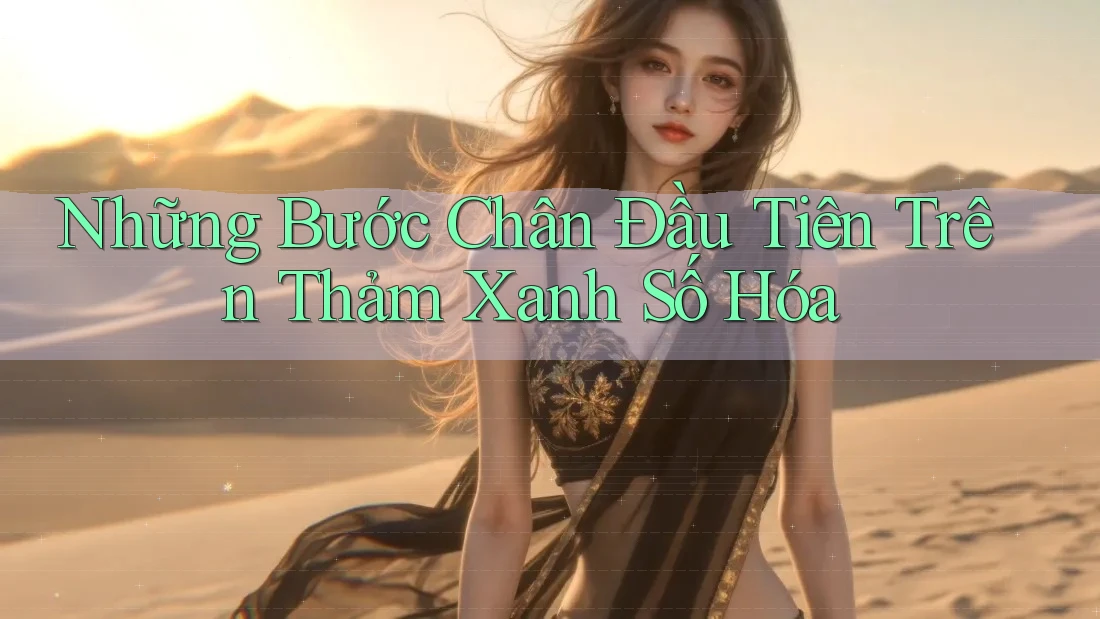 Những Bước Chân Đầu Tiên Trên Thảm Xanh Số Hóa Những Bước Chân Đầu Tiên Trên Thảm Xanh Số Hóa