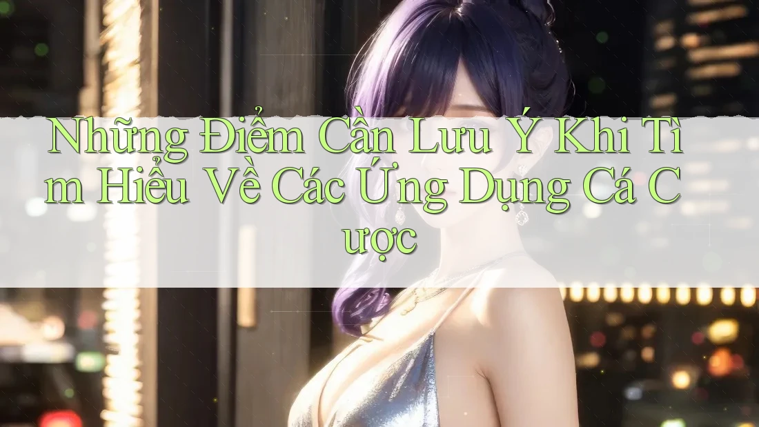 Những Điểm Cần Lưu Ý Khi Tìm Hiểu Về Các Ứng Dụng Cá Cược Những Điểm Cần Lưu Ý Khi Tìm Hiểu Về Các Ứng Dụng Cá Cược