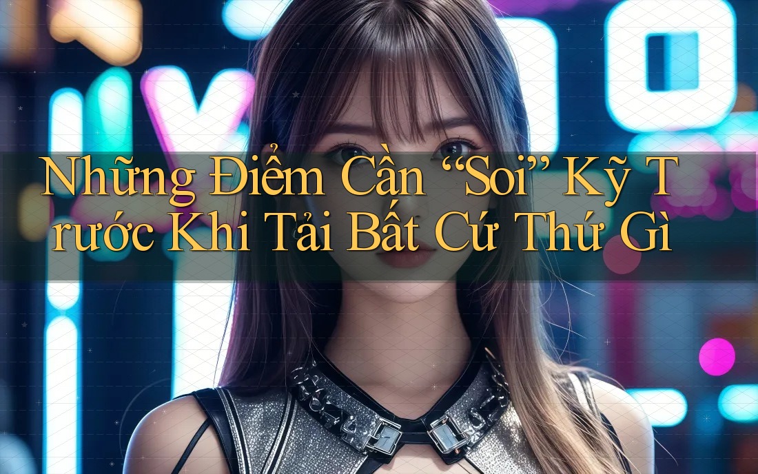 Những Điểm Cần “Soi” Kỹ Trước Khi Tải Bất Cứ Thứ Gì Những Điểm Cần “Soi” Kỹ Trước Khi Tải Bất Cứ Thứ Gì