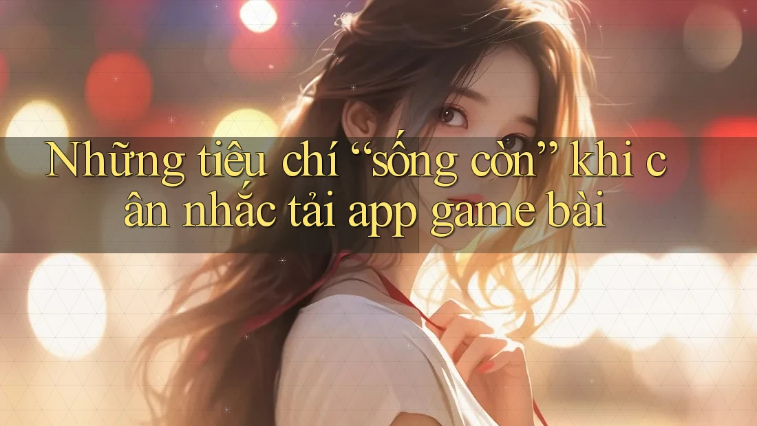Những tiêu chí “sống còn” khi cân nhắc tải app game bài