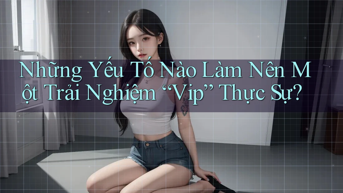 Những Yếu Tố Nào Làm Nên Một Trải Nghiệm “Vip” Thực Sự?
