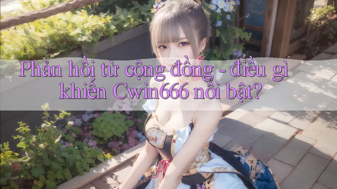 Phản hồi từ cộng đồng - điều gì khiến Cwin666 nổi bật?