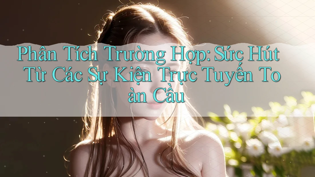 Phân Tích Trường Hợp: Sức Hút Từ Các Sự Kiện Trực Tuyến Toàn Cầu Phân Tích Trường Hợp: Sức Hút Từ Các Sự Kiện Trực Tuyến Toàn Cầu