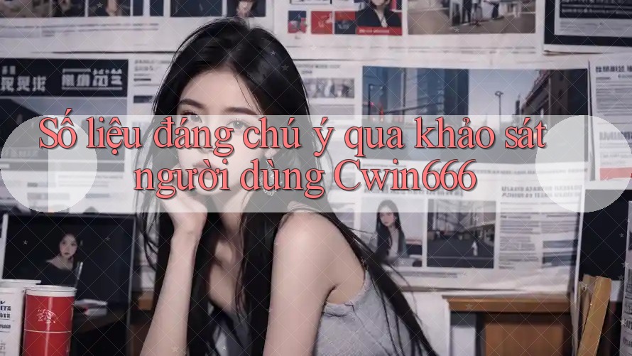 Số liệu đáng chú ý qua khảo sát người dùng Cwin666