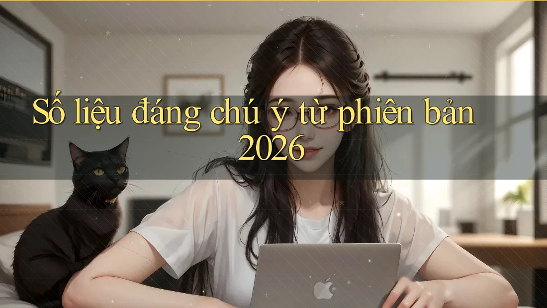 Số liệu đáng chú ý từ phiên bản 2026