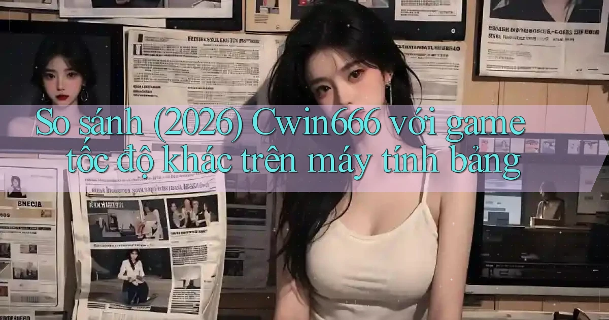 So sánh (2026) Cwin666 với game tốc độ khác trên máy tính bảng