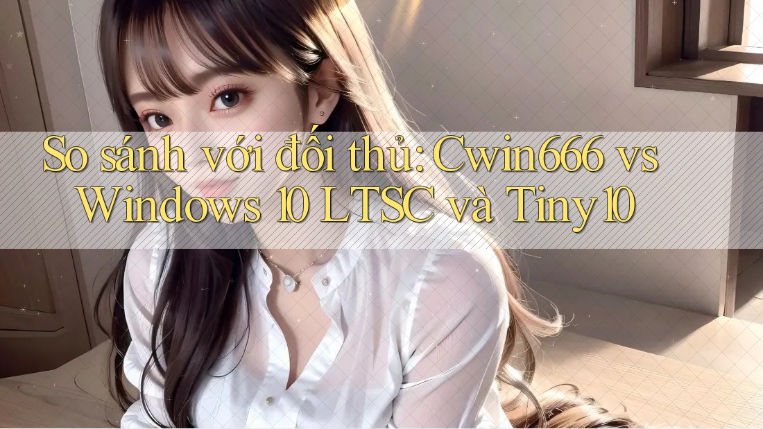So sánh với đối thủ: Cwin666 vs Windows 10 LTSC và Tiny10 So sánh với đối thủ: Cwin666 vs Windows 10 LTSC và Tiny10