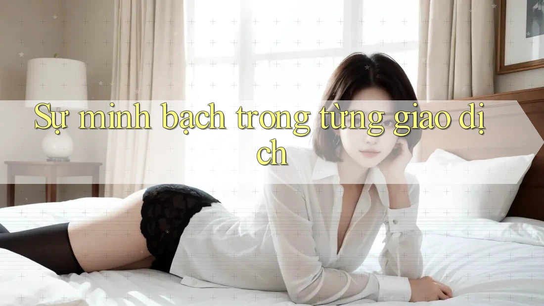 Sự minh bạch trong từng giao dịch