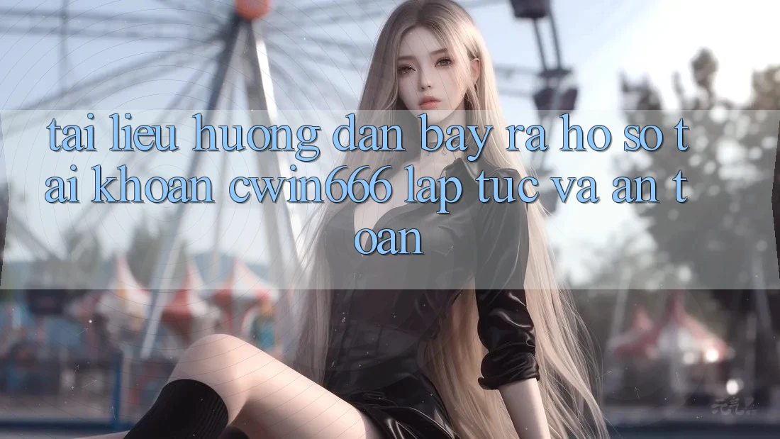Tài liệu hướng dẫn Bày ra hồ sơ Tài Khoản Cwin666 Lập tức và An Toàn