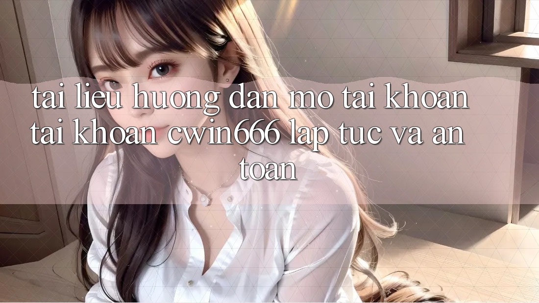 Tài liệu hướng dẫn Mở tài khoản Tài Khoản Cwin666 Lập tức và An Toàn