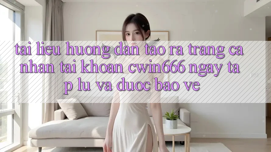 Tài liệu hướng dẫn Tạo ra trang cá nhân Tài Khoản Cwin666 Ngay tắp lự và Được bảo vệ