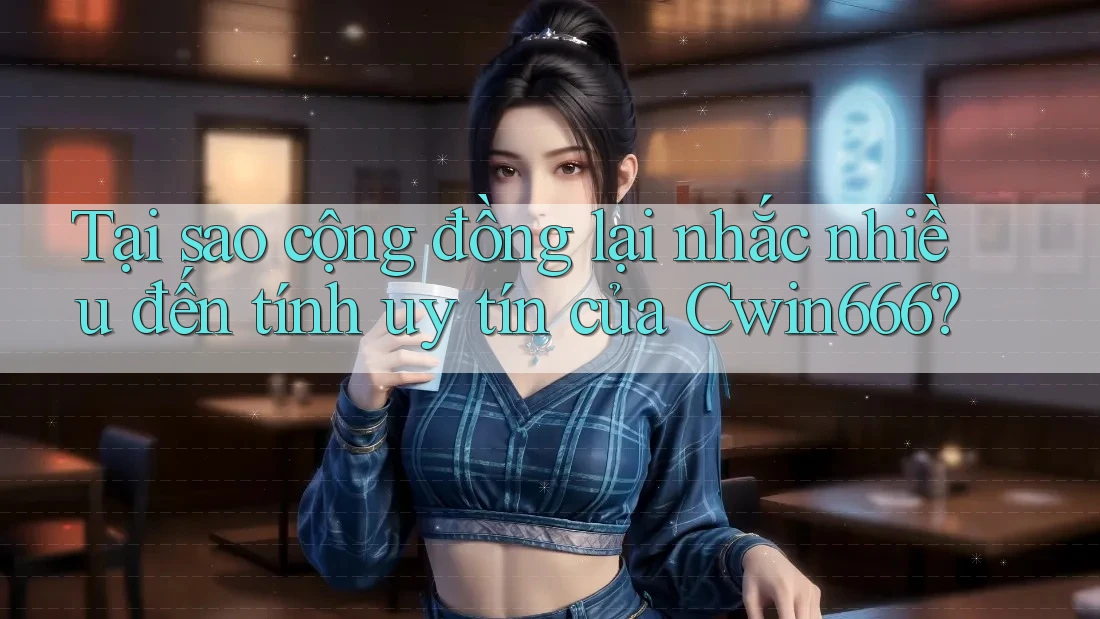 Tại sao cộng đồng lại nhắc nhiều đến tính uy tín của Cwin666?