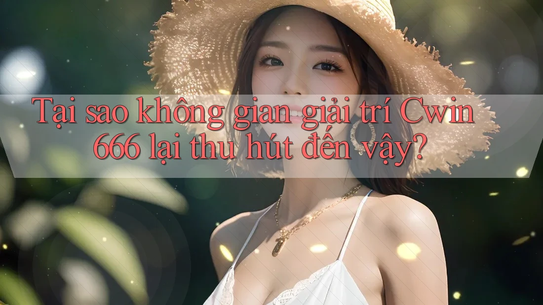 Tại sao không gian giải trí Cwin666 lại thu hút đến vậy?