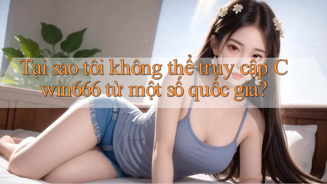 Tại sao tôi không thể truy cập Cwin666 từ một số quốc gia?