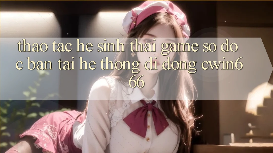 Thao tác Hệ Sinh Thái Game Số Độc Bản Tại Hệ thống di động Cwin666