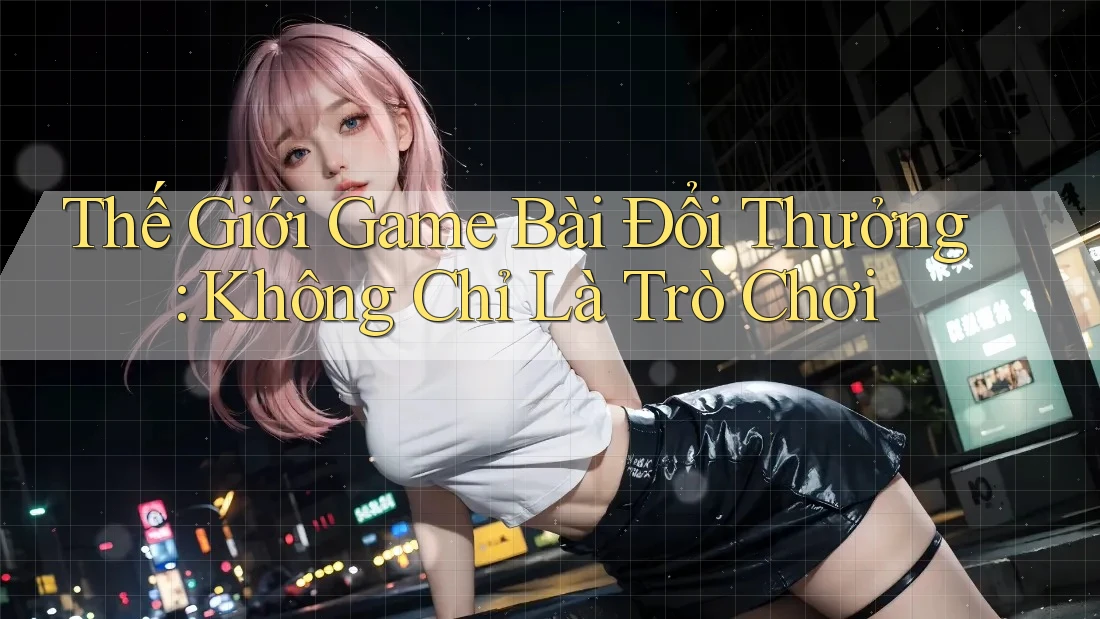 Thế Giới Game Bài Đổi Thưởng: Không Chỉ Là Trò Chơi