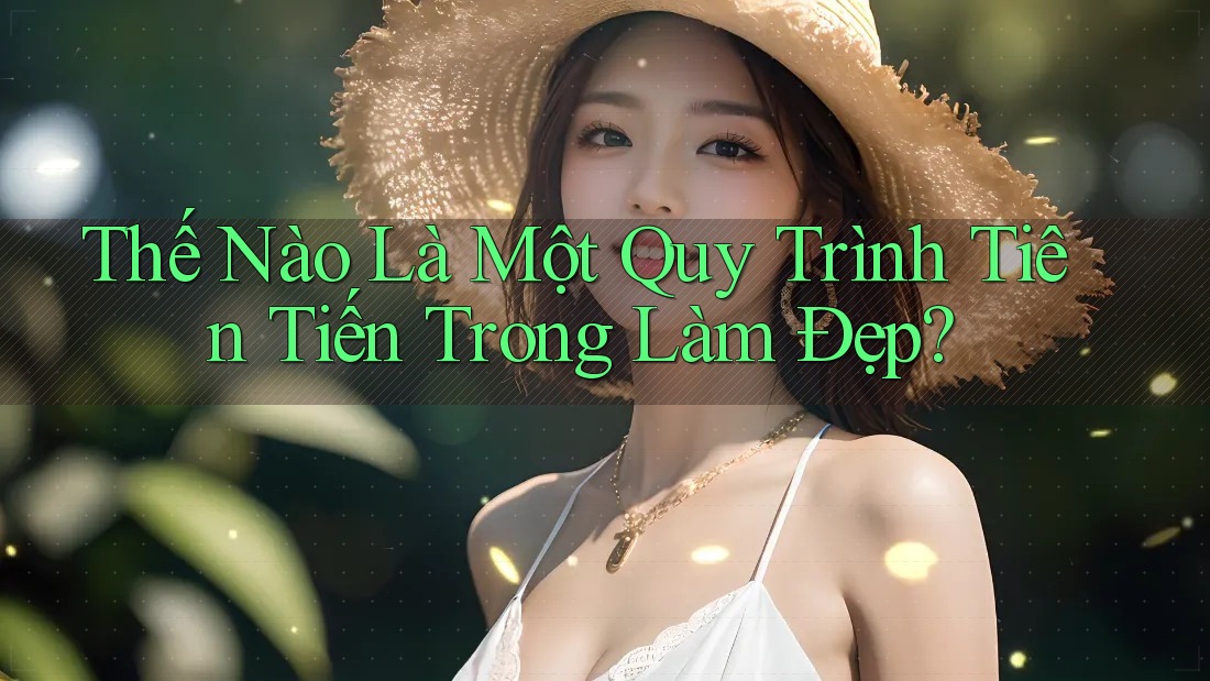 Thế Nào Là Một Quy Trình Tiên Tiến Trong Làm Đẹp?