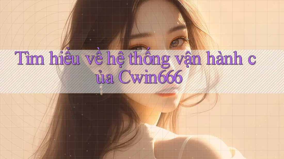 Tìm hiểu về hệ thống vận hành của Cwin666