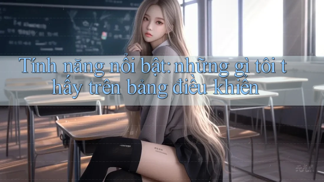 Tính năng nổi bật: những gì tôi thấy trên bảng điều khiển