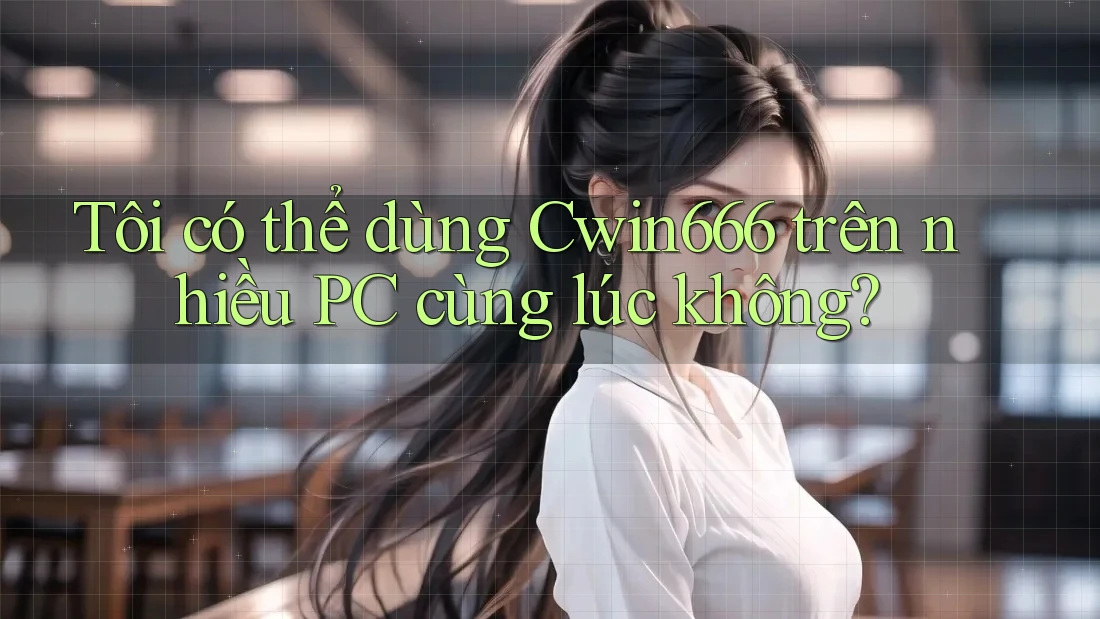 Tôi có thể dùng Cwin666 trên nhiều PC cùng lúc không?