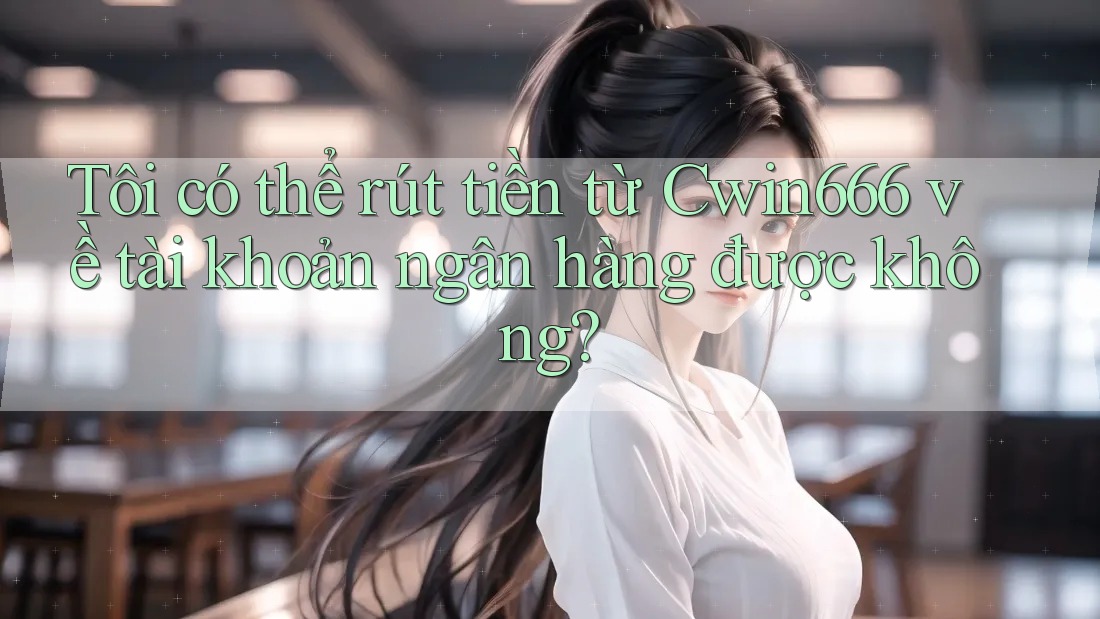 Tôi có thể rút tiền từ Cwin666 về tài khoản ngân hàng được không?