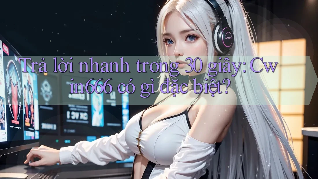 Trả lời nhanh trong 30 giây: Cwin666 có gì đặc biệt? Trả lời nhanh trong 30 giây: Cwin666 có gì đặc biệt?