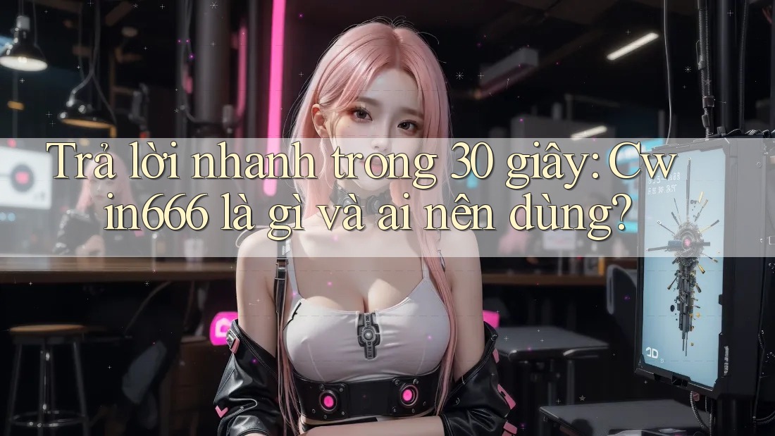 Trả lời nhanh trong 30 giây: Cwin666 là gì và ai nên dùng?