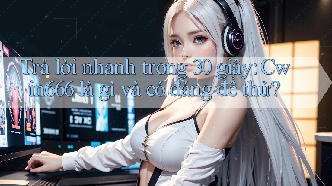 Trả lời nhanh trong 30 giây: Cwin666 là gì và có đáng để thử?