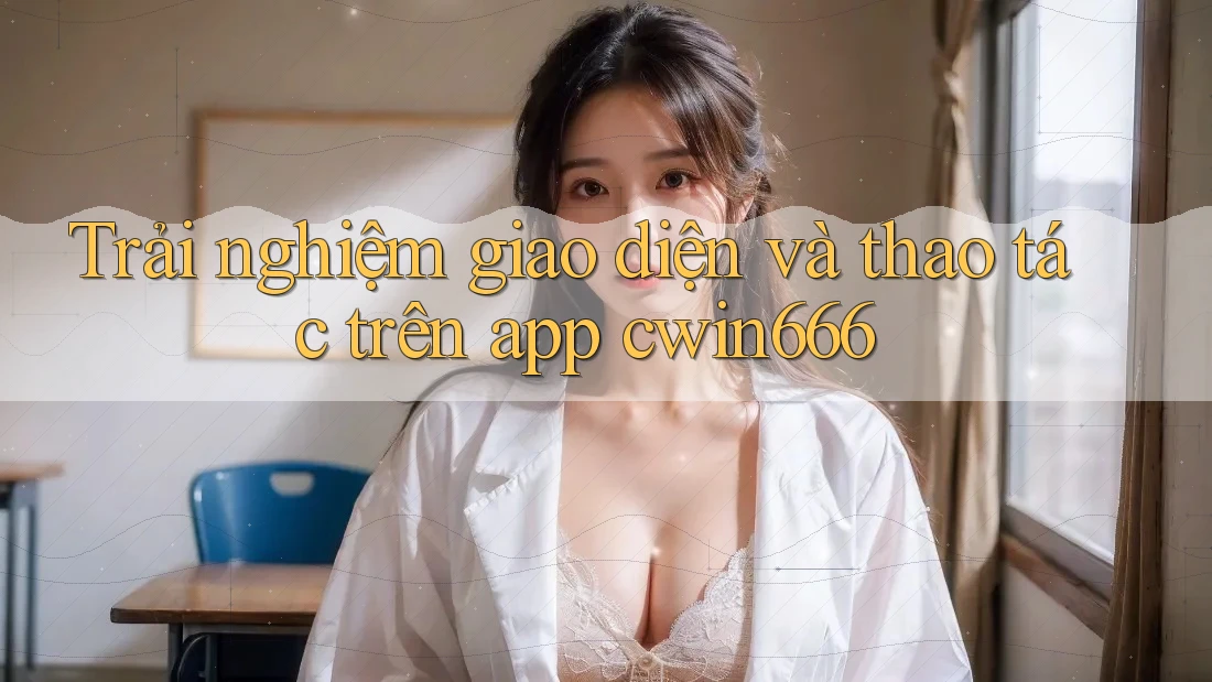 Trải nghiệm giao diện và thao tác trên app cwin666