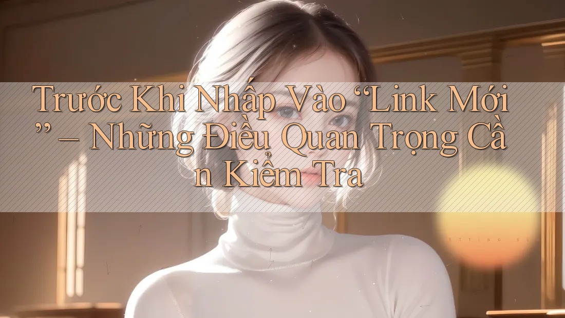 Trước Khi Nhấp Vào “Link Mới” – Những Điều Quan Trọng Cần Kiểm Tra