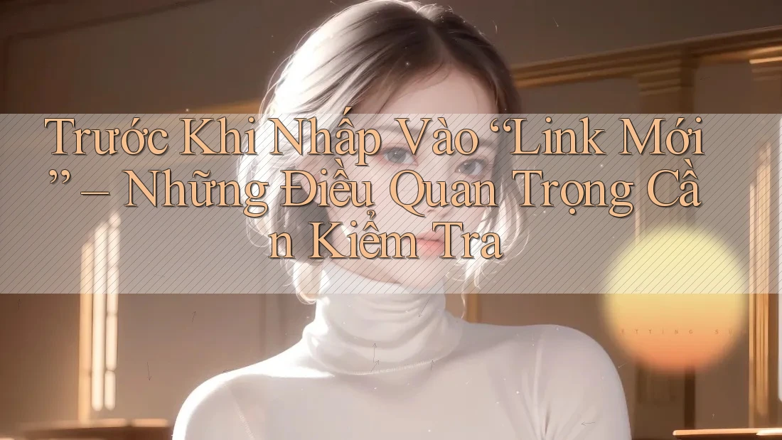 Trước Khi Nhấp Vào “Link Mới” – Những Điều Quan Trọng Cần Kiểm Tra