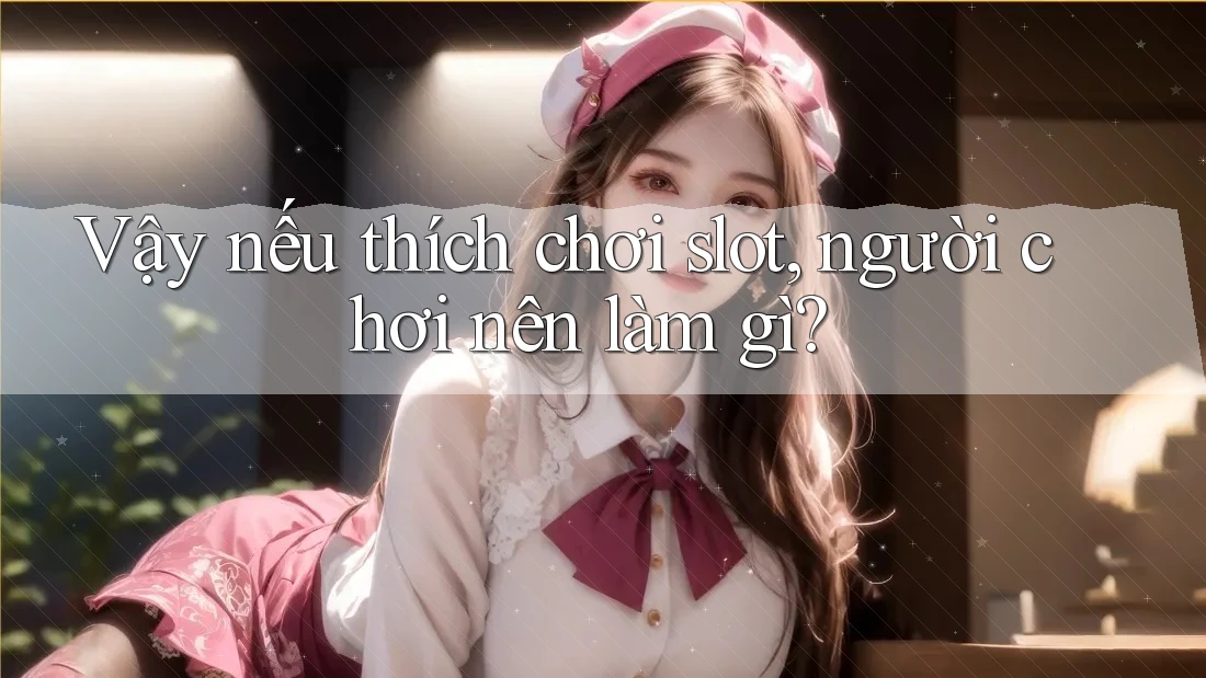 Vậy nếu thích chơi slot, người chơi nên làm gì?