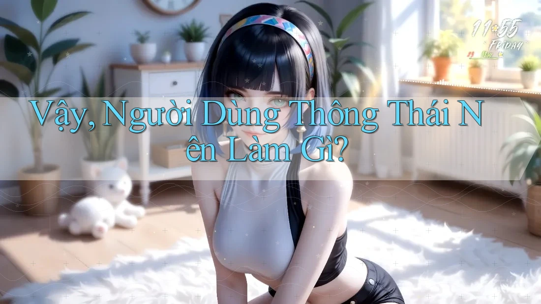 Vậy Người Dùng Thông Thái Nên Làm Gì?