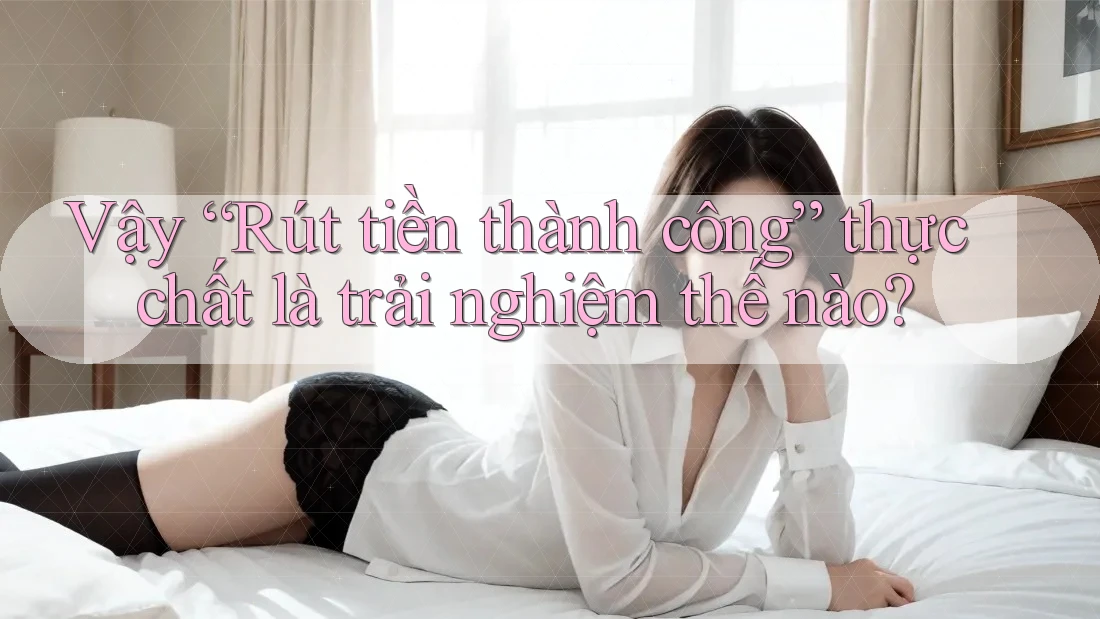 Vậy “Rút tiền thành công” thực chất là trải nghiệm thế nào? Vậy “Rút tiền thành công” thực chất là trải nghiệm thế nào?