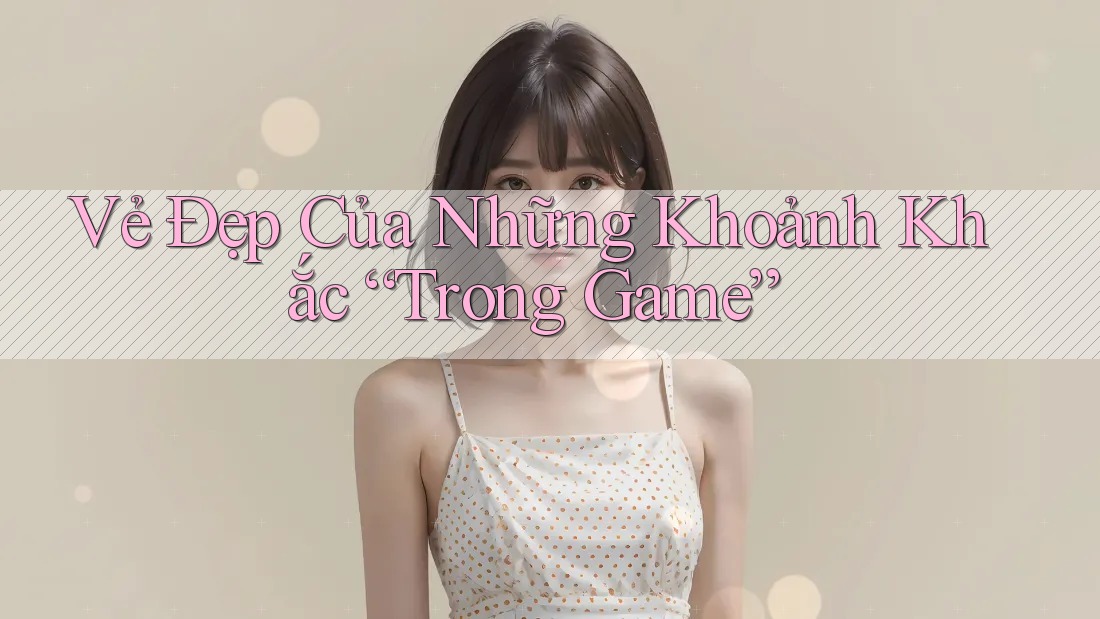 Vẻ Đẹp Của Những Khoảnh Khắc “Trong Game” Vẻ Đẹp Của Những Khoảnh Khắc “Trong Game”