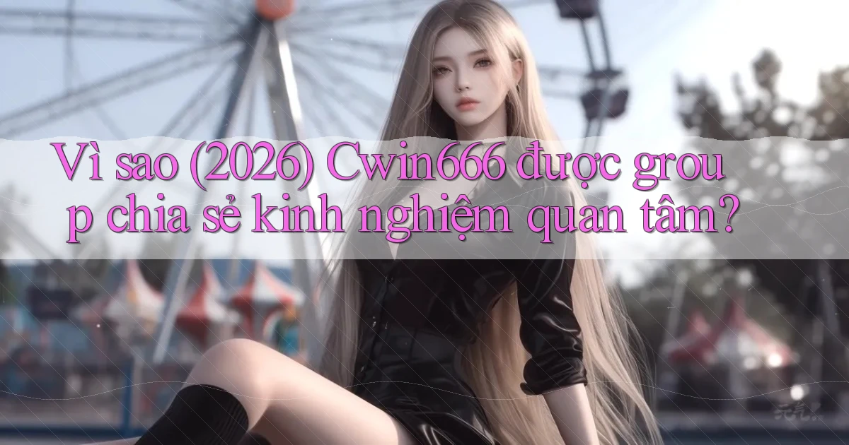 Vì sao (2026) Cwin666 được group chia sẻ kinh nghiệm quan tâm